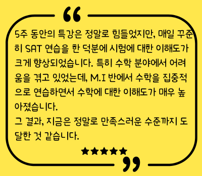 김00 11th 여름특강 후기