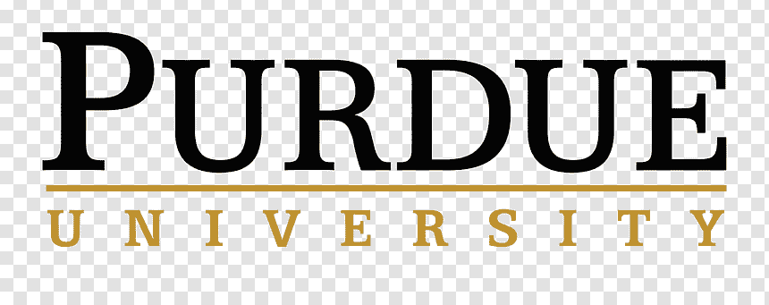 Purdue University 학교명 로고